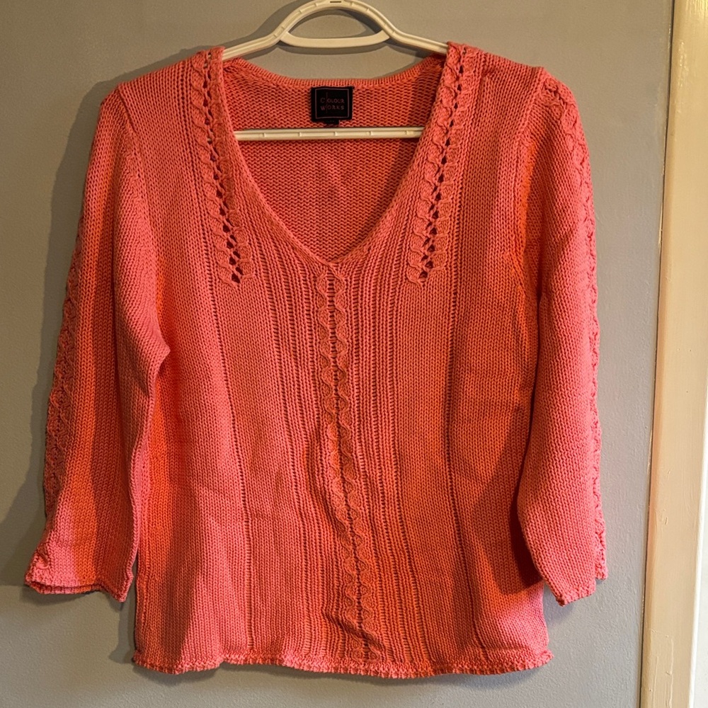 Women's Pink Knit Top